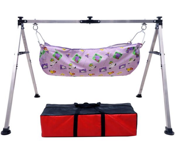 Premium Ultra Folding Heavy SS Baby Cradle