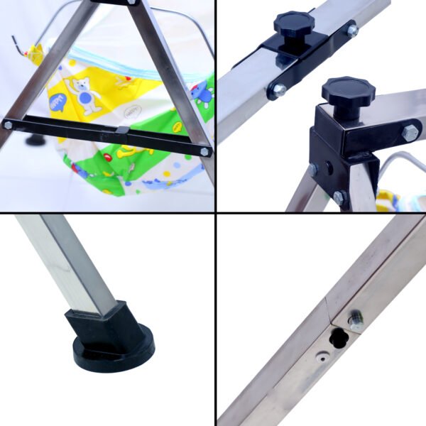 Premium Ultra Folding Heavy SS Baby Cradle